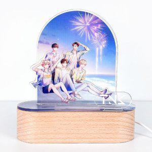 (정품) 위드썸띵 이번 생은 우주대스타 이생우 아크릴 무드등 아크릴무드등 감성 우주 비주 중현 리혁 지호