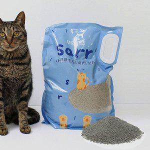 고양이 모래 벤토나이트 먼지 없는 사르르 가는 입자
