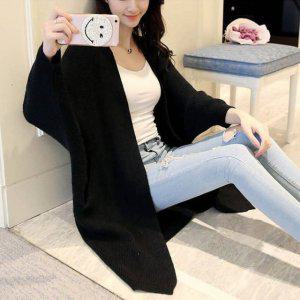 겨울롱가디건 가디건코디 여리핏 여자의류 롱가디