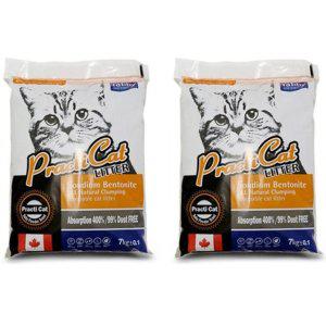 고양이 프락티캣 베이비파우더향 10L 2P 화장실 모래