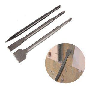 드릴척 장착 콘크리트 타공용 치즐비트 3PCS 1세트