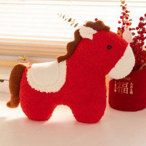 바이브모션 병오년 붉은말 장식품 애착인형 대형인형