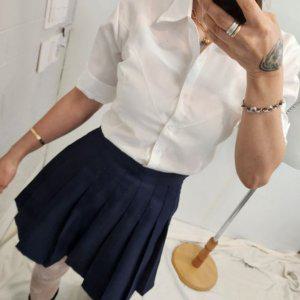 오피스룩 와이셔츠 블라우스 셔츠 날씬핏 유니폼