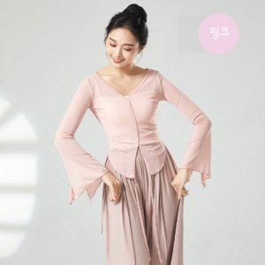 댄스복 솔리드컬러 무용복 트레이닝복 클래식 심