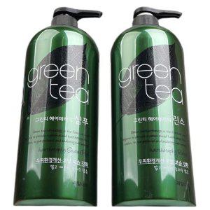 맑고 깨끗한 녹차수 수분보충 샴푸 1500g 린스 1500ml