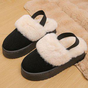 겨울 여자 기모 끈밴딩 블로퍼 털슈즈