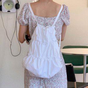 스트링조절 에코백 버킷백 생활방수 나일론 백팩