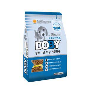 애견 사료 도비 비만견용 3kg 1P 강아지 건식 성견