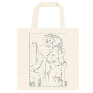 취미키트 재료 미술놀이박스 앉아 여인 에코백