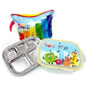 아동용 도시락 유아 식판 넘버 가방 학생 식사 용품