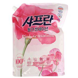 핑크로즈 섬유유연제 바닐라 향 2.1L 피치 향기 수입