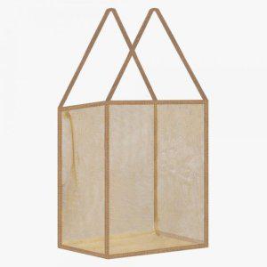 비치백 브라운 물놀이가방 숄더백 모래놀이 메쉬