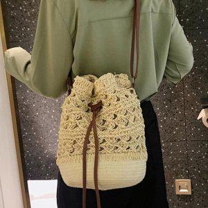 라탄숄더백 쇼퍼백 바캉스룩 에코백 썸머 밀짚