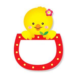 명찰 이름표 동물 디자인 병아리 초등학교 유치원 어린이집 입학용