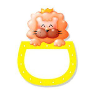 가꿈 동물명찰 사자 디자인 초등학교 유치원 이름표