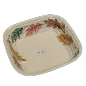 18CM 플레이팅 도자기 접시 사각접시 생선 1P