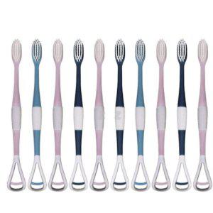 브러쉬 혀클리너 2in1 10개입 칫솔 치솔 양치 혀클린