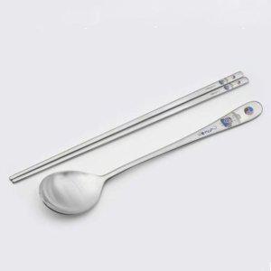 젓가락 1P 수저세트 리빙랜드 국산 신랑 숟가락