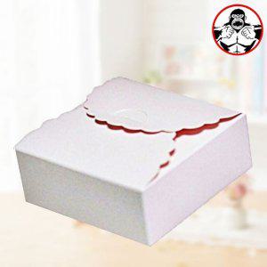 튼튼 선물포장용 박스 연핑크 레이스형 다용도 포장재