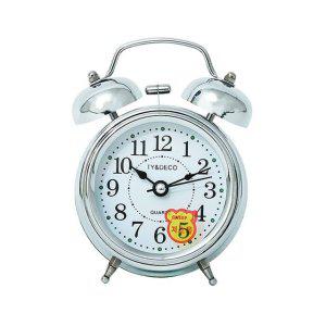 메탈 저소음 탁상시계 1P 알람 자명종 책상 탁자 시계