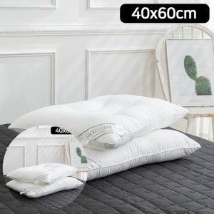 편백나무 큐브 베겟 베게 낮은 일반형 리필 호텔배개 다운필 경추 베개솜 40x60cm