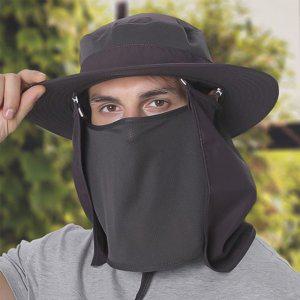 마스크햇 사파리모자 탈부착 망사 마스크 벙거지 골프 낚시 등산 모자