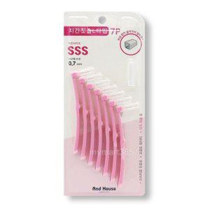 구강 치솔 7P L형 덴탈 치석제거 SSS 치