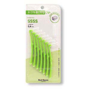7P 치아 SSSS 구강 치석제거 치솔 치간칫