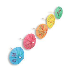 데코픽 우산 칵테일 이쑤시개 픽 장식 이쑤시개