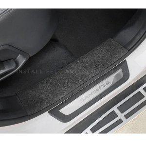 싼타페 도어스탭 커버 발판 커버 스크래치 방지 패드