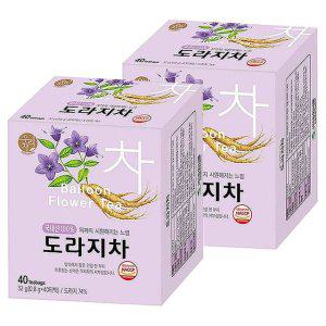 송원 우리차 도라지차 80T (40T 2개)