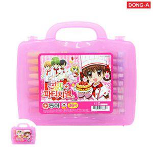 아기크레용 돌아기색연필 베이비크레용 유아용크레파스 워셔블 크레파스 36색 꿈빛 파티시엘