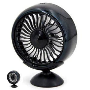 차량선풍기 화물차 송풍구 차박환풍기 차량용 무드등 서큘레이터 공기순환 선풍기 블랙