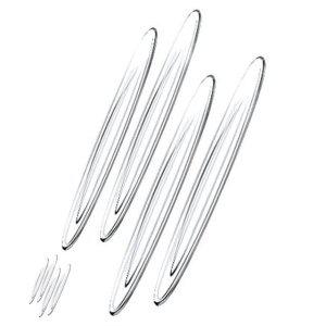 차량용도어스커프 보호판 외장보호 차량용 도어가드 투명 에어백 문콕방지 스커프 스트립 4P