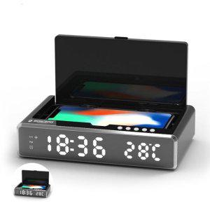 차량용충전기 고속 시거잭 듀얼 멀티 몽크로스 3IN1 충전 살균기 무선고속 UV소독 충전기