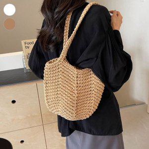 바캉스 여성 뜨개 봄 그물 크로스백 여름 숄더