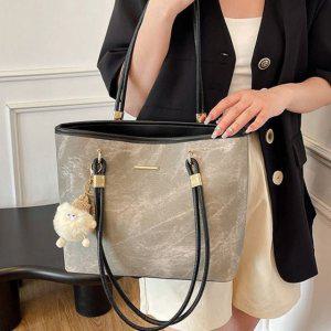 마블 고급스러운 캔버스백 포인트 고급가방 여성