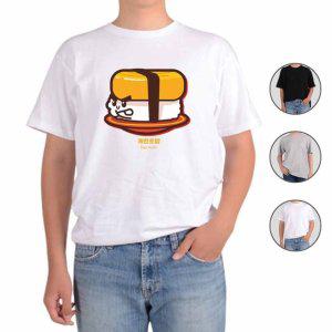 반팔티셔츠 야식 일식 배달음식 계란초밥 그림 다양한색상 전사이즈