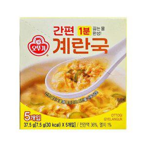 (무)오뚜기 간편계란국37.5gX5개
