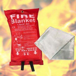 방화용 담요 불티 방지 포 방염 방화 안전소품 원터치 소화용