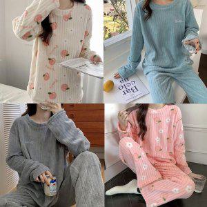 골지수면잠옷세트 파자마 겨울잠옷 홈웨어