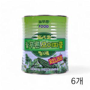 늘푸른푸드 랠리쉬피클 3Kg X 6개 오이피클 대용량