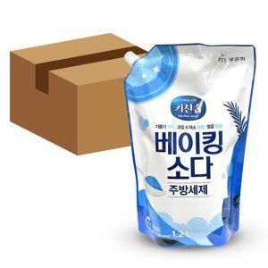 무궁화 키친솝 베이킹소다 주방세제 리필 1.2L 10개