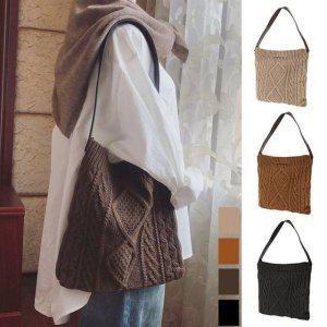 니트 가방 부드럽고 캐주얼가방 퍼니메이드 가벼