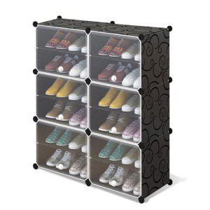 조립식 2열6단 보관함 신발정리대 현관 신발장 큐브