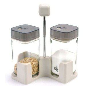 소금통 보관통 양념통 시즈닝 소스통 사각 후추통 2P