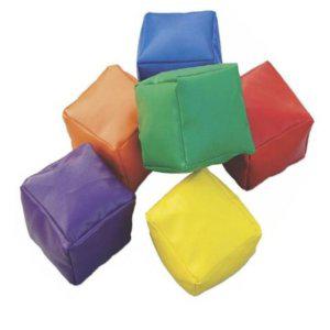 큐브 운동회 학교 다우리 6개 빈백 콩주머니 오재미