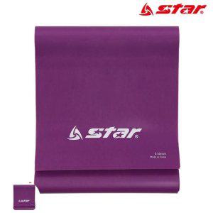 요가타월 매트가방 볼 용품 필라테스장갑 매트타올 스트랩 라테스양말라텍스밴드 퍼플 6단계