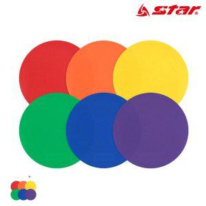 축구용품 드리블 훈련 골대 리프팅 접시콘 휴대용 접이식 간이 마커레인보우 원마커 6개입