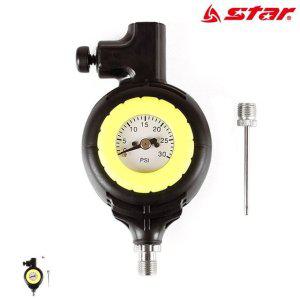 에어펌프 자전거 공기 바람주입기 캠핑에어 축구공 배구공공기주입기 펌프 전용 볼 압력게이지